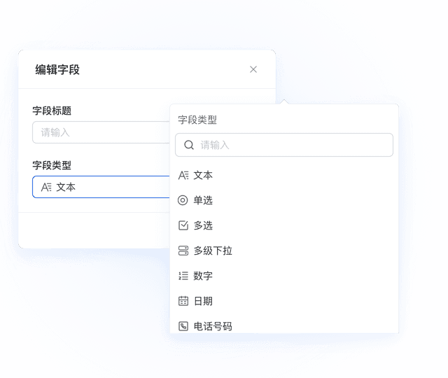 智能字段配置